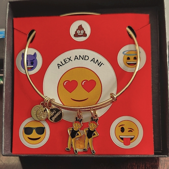 Alex and Ani X emoji best friends bracelet - Picture 4 of 4